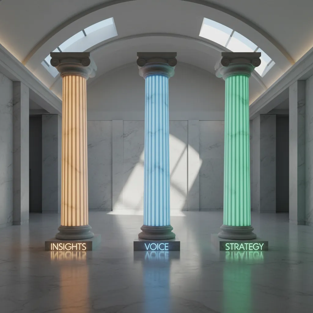 The Three Pillars of Modern Thought Leadership
