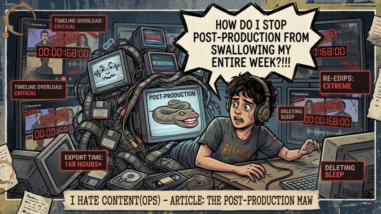 Cover image for the edition on post production